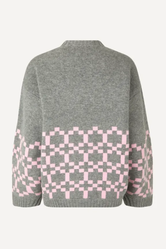 tino_cardigan__graphic_ch_4.webp Stine Goya Tino Cardigan - Graphic Check | Knitwear