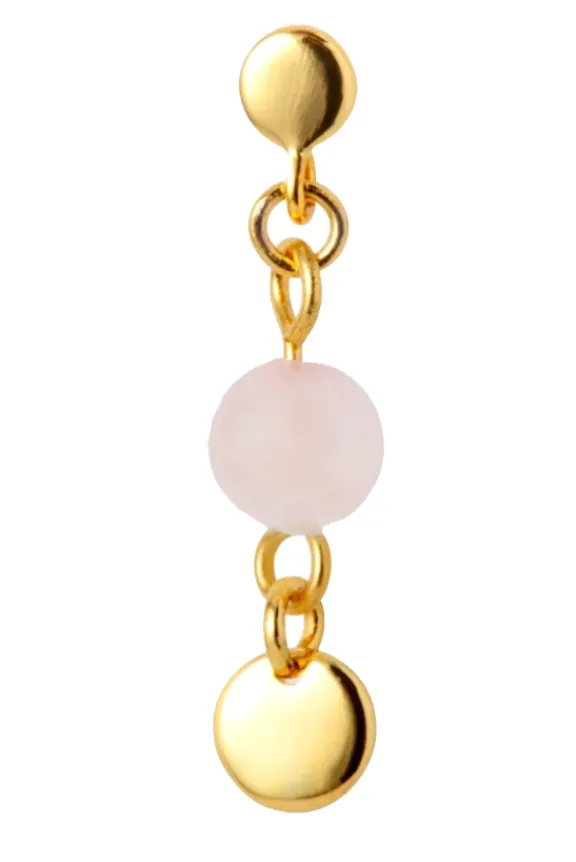 Lulu Copenhagen Topping Short Stone One Piece - Gold | Jewellery