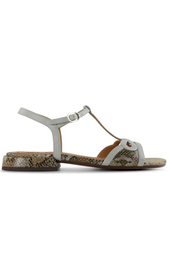 Chie Mihara Torri Leather Sandals - Jade | Chie Mihara