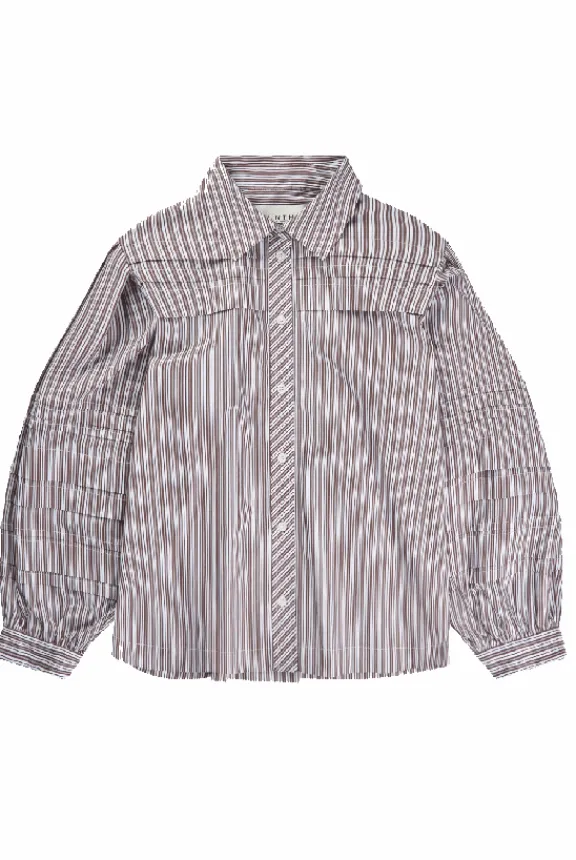 trudie_top__choco_2.webp Munthe Trudie Top - Choco | Shirts And Tops