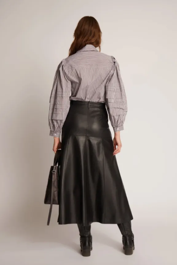 trudie_top__choco_6.webp Munthe Trudie Top - Choco | Shirts And Tops