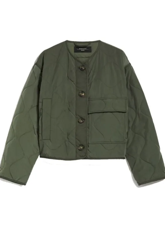 Weekend MaxMara Umberta Water-Repellent Fabric Quilted Jacket - Khaki | Jackets And Coats