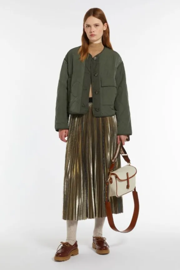 umberta_waterrepellent_fa_2.webp Weekend MaxMara Umberta Water-Repellent Fabric Quilted Jacket - Khaki | Jackets And Coats