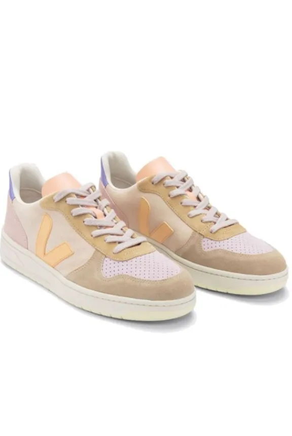 v_suede_trainers__multico_3.webp Veja V-10 Suede Trainers - Multico Peach | Veja
