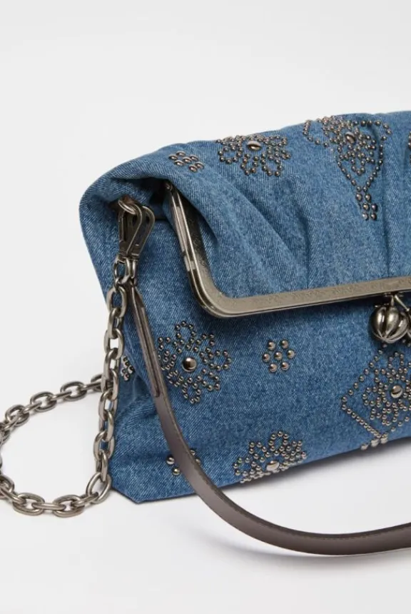 Weekend MaxMara Vanezza Large Denim Bag - Cornflower | Bags And Purses