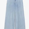 Weekend MaxMara Vega Wide-Leg Denim Jeans - Navy Marble | Trousers And Playsuits | Jeans
