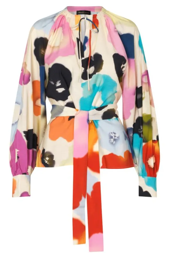 vianna_blouse__tie_dye_fl_0.webp Stine Goya Vianna Blouse - Tie Dye Floral Day | Shirts And Tops