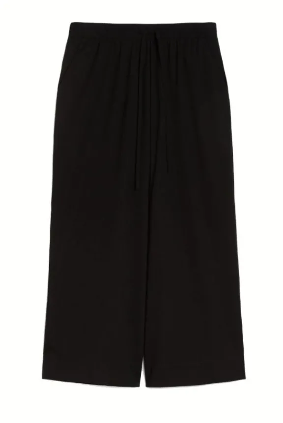 vigil_jersey_cropped_trou_1.webp Weekend MaxMara Vigil Jersey Cropped Trousers - Black | Trousers And Playsuits | Suits & Co-Ordinates
