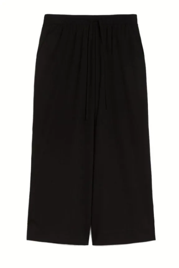 vigil_jersey_cropped_trou_4.webp Weekend MaxMara Vigil Jersey Cropped Trousers - Black | Trousers And Playsuits | Suits & Co-Ordinates