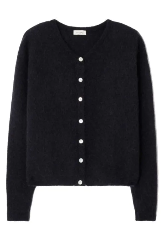 American Vintage Vitow Cardigan - Black | Knitwear