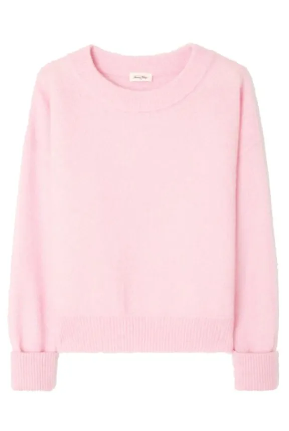 American Vintage Vitow Jumper - Sugared Almond Melange | Knitwear