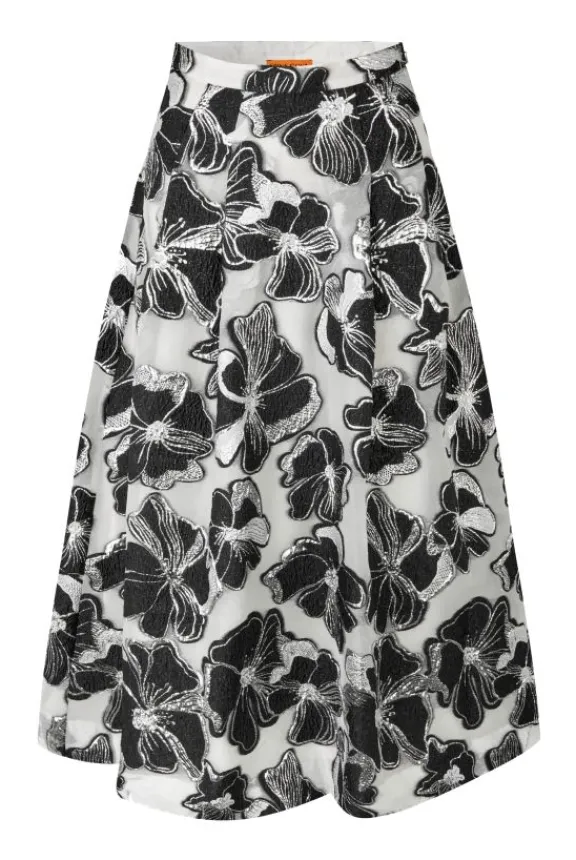 Stine Goya Voluminous Midi Skirt - Anemone Jacquard | Skirts