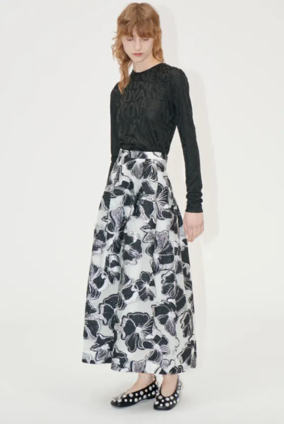 voluminous_midi_skirt__an_4.webp Stine Goya Voluminous Midi Skirt - Anemone Jacquard | Skirts