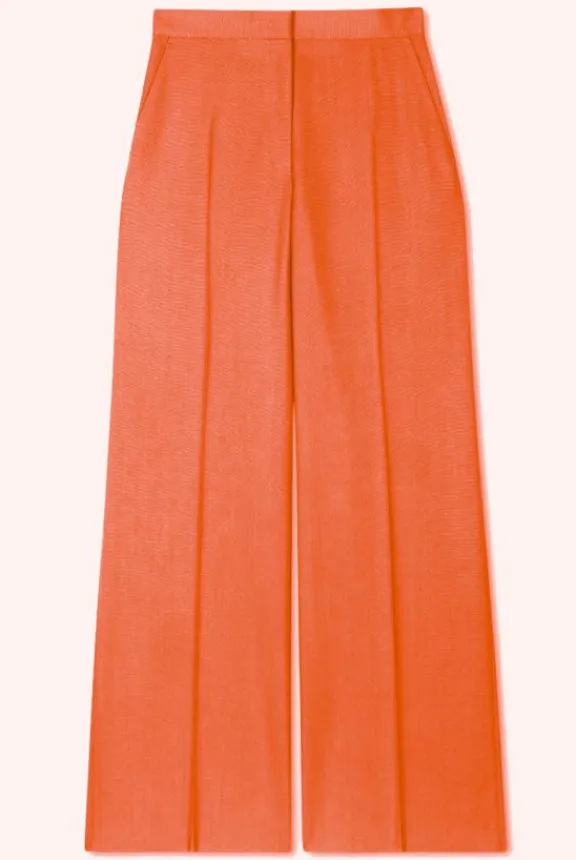 Paul Smith Wide-Leg Trousers - Orange | Trousers And Playsuits