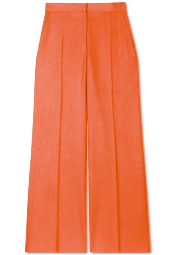 Paul Smith Wide-Leg Trousers - Orange | Trousers And Playsuits