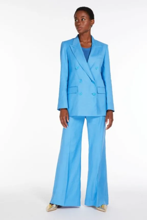 yarden_jacket__light_blue_4.webp Weekend MaxMara Yarden Jacket - Light Blue | Suits & Co-Ordinates | Jackets And Coats