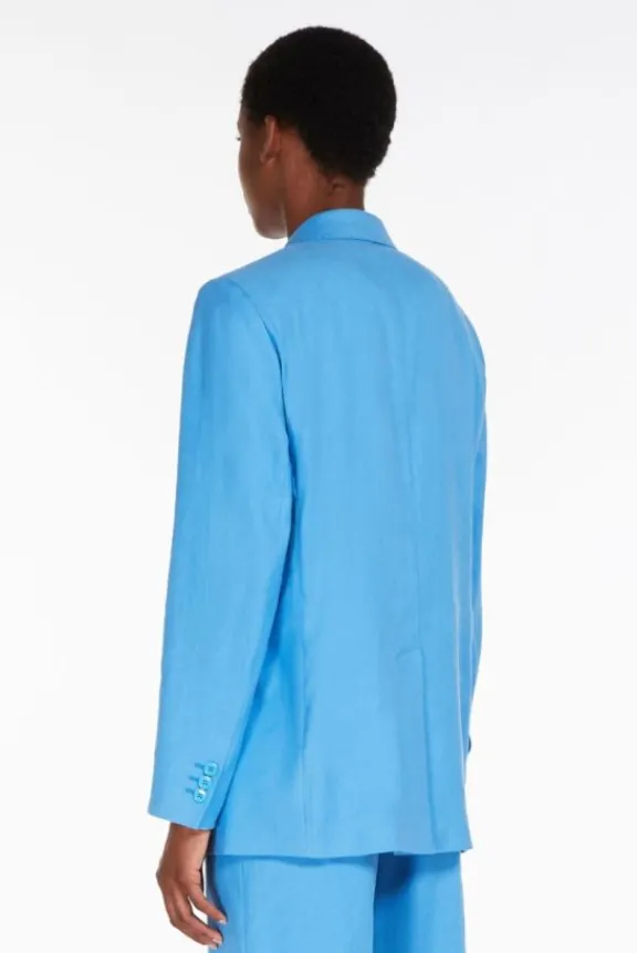 yarden_jacket__light_blue_5.webp Weekend MaxMara Yarden Jacket - Light Blue | Suits & Co-Ordinates | Jackets And Coats