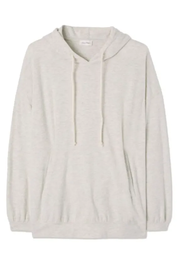 American Vintage Ypawood Hoodie - Heather Grey | Suits & Co-Ordinates | Shirts And Tops