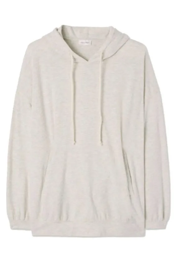 American Vintage Ypawood Hoodie - Heather Grey | Suits & Co-Ordinates | Shirts And Tops