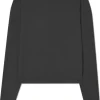 American Vintage Ypaywood Long Sleeve Top - Carbon Melange | Shirts And Tops