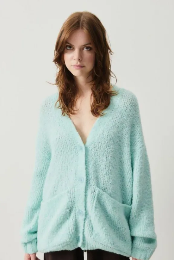 zolly_cardigan__ice_cold_4.webp American Vintage Zolly Cardigan - Ice Cold | Knitwear